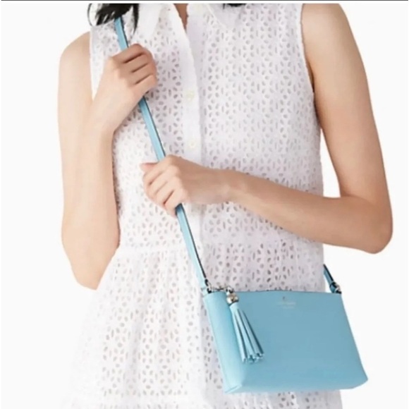 Kate Spade Ivy Street Amy Crossbody Tiffany Blue - Picture 1 of 6